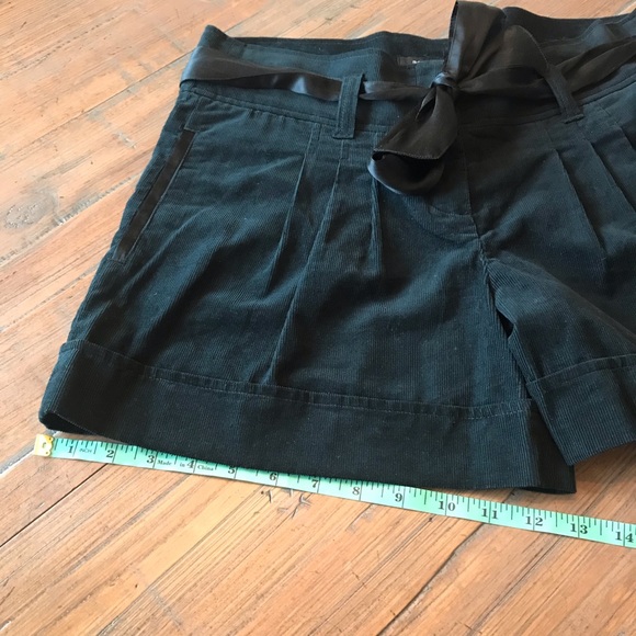 BCBGMaxAzria size 6 dark navy corduroy shorts - Picture 6 of 8